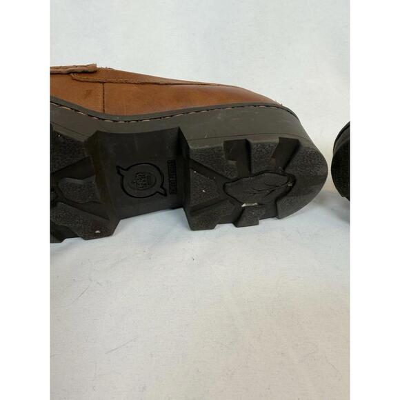 Born Women's Carrera Penny Loafer Brown Full Grain Leather - 7.5 M Worn Only 2x - Picture 7 of 9